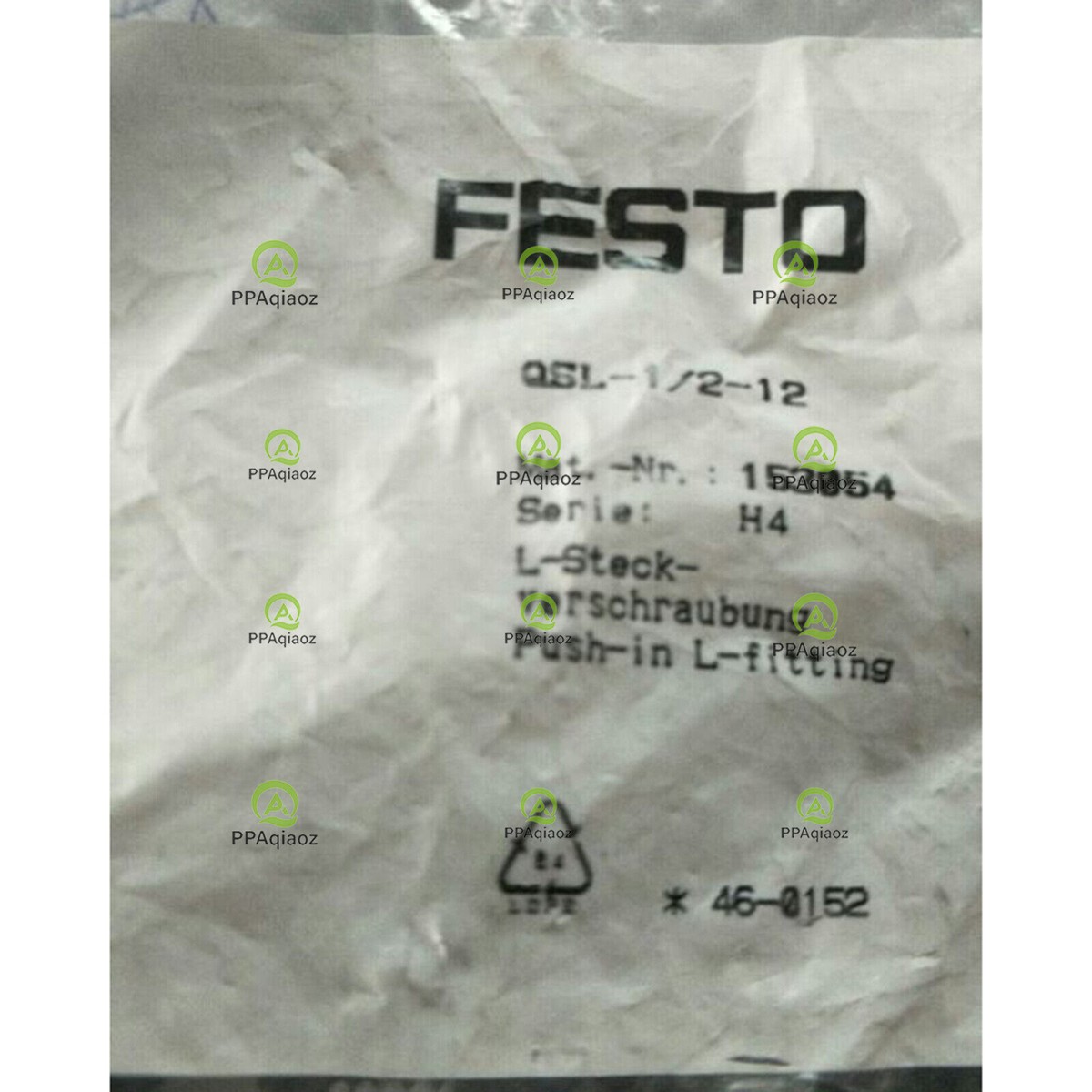 10PC New FESTO QSL-1/2-12 153054 Push-In Fittings And Connectors