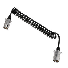 Kabel 7-biegunowy kabel spiralny 12v kabel połączeniowy kabel przyczepy 3 metry załączniki nue