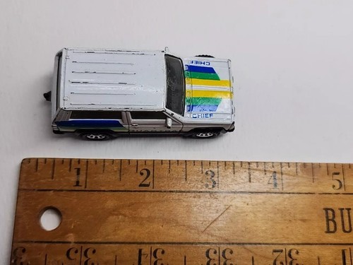 1986 Matchbox White Jeep Cherokee Quadtrak CHIEF 1:58 Scale Macau No Box Vtg 80s - Picture 2 of 17