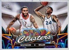 2023-24 CAM WHITMORE / BRANDON MILLER Rookie Topps Chrome Cosmic Star Clusters