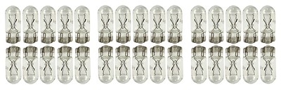 30x 194 Bright T10 Wedge Car Mini Lamp 5050 Light bulbs W5W 2825 158 192 168 LOT