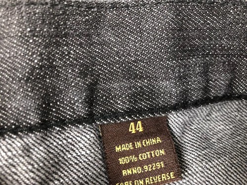 PJ Mark Jean Shorts Faded Black Denim Vintage Y2K 100% Cotton Men 44 (Actual 42) - Picture 19 of 22