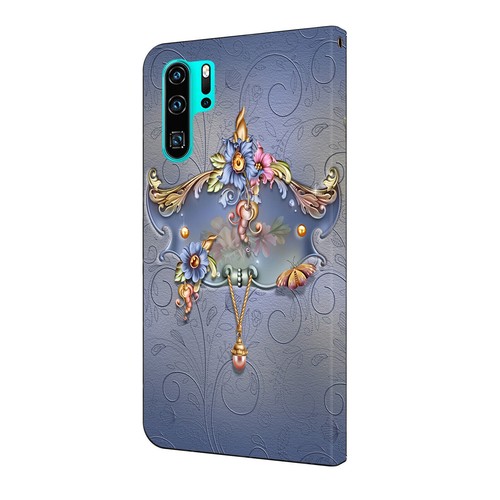 Butterfly Flower Printed Wallet Phone Case For Huawei P30 P20 Pro Nova 9 P Smart - Picture 2 of 28