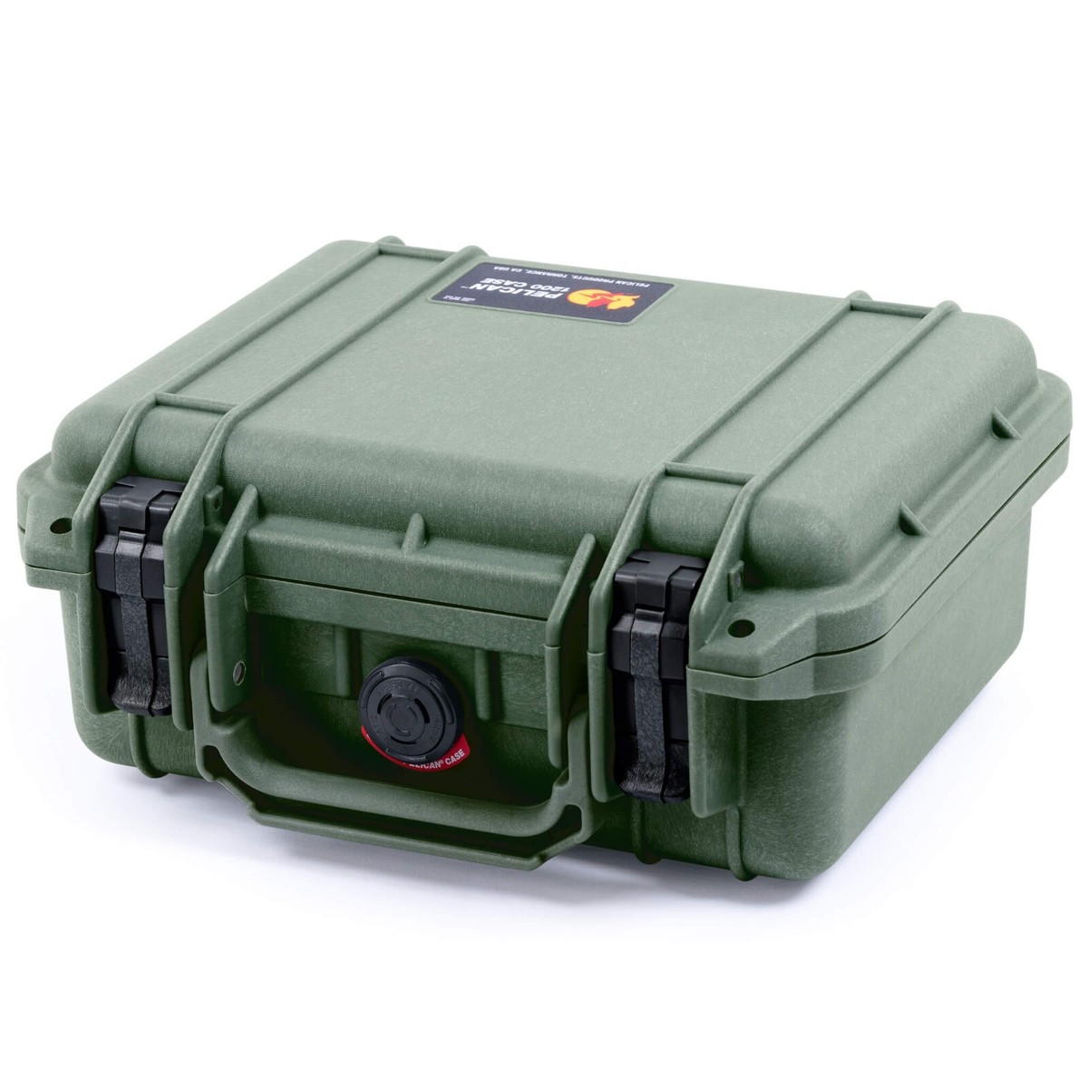 Pelican 1200 OD Green & Black case with foam. | eBay
