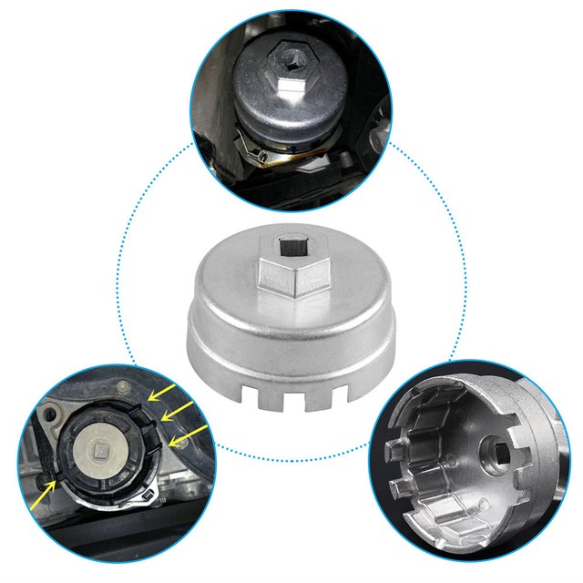 Oil Filter Wrench Tool Cap Removal 64.5mm For Toyota RAV4 Camry Lexus V6 Silver eBay