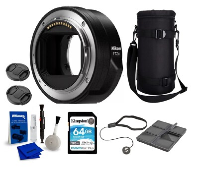 Nikon 4264 FTZ II Lens Mount Adapter, Pouch + 2x Cap Holder Nikon 4264 FTZ II Lens Mount Adapter, Pouch + 2x Cap Holder