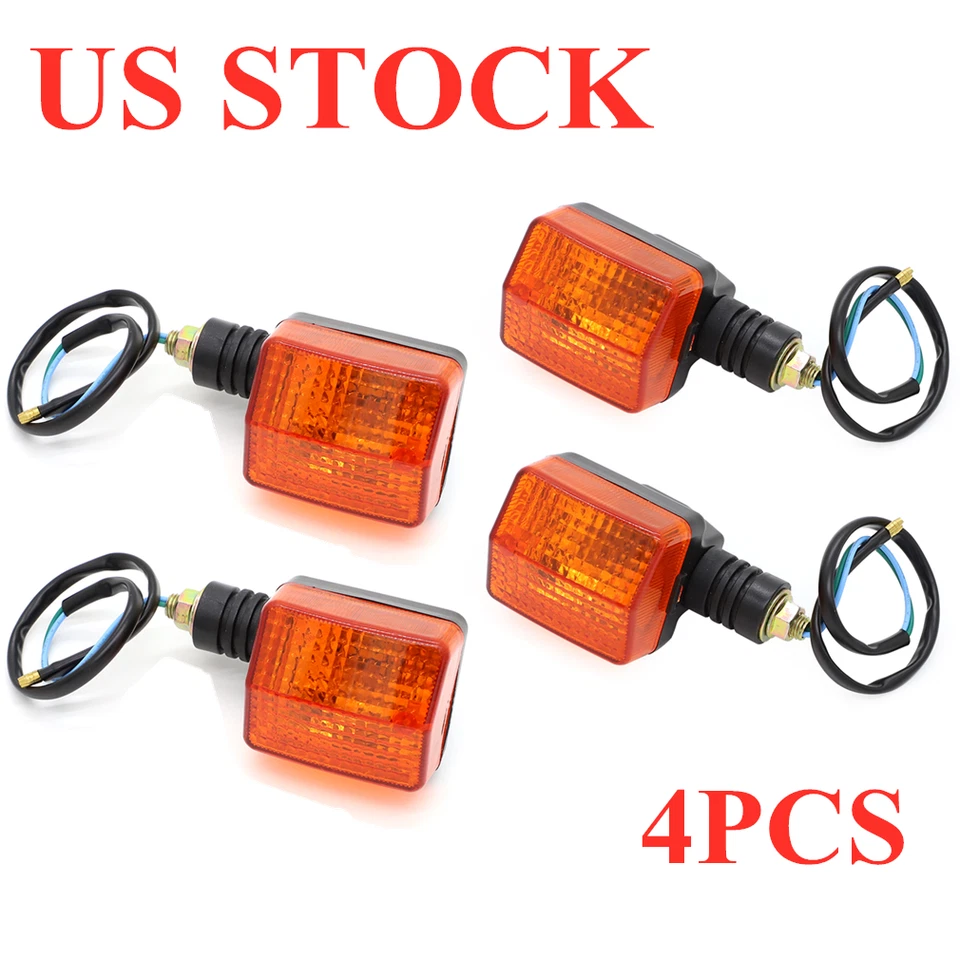 Paquete de 4 intermitentes intermitentes indicadores de señal de giro trasero 8W para Honda 1993-20 XR650L 250L Foto 3 de 4