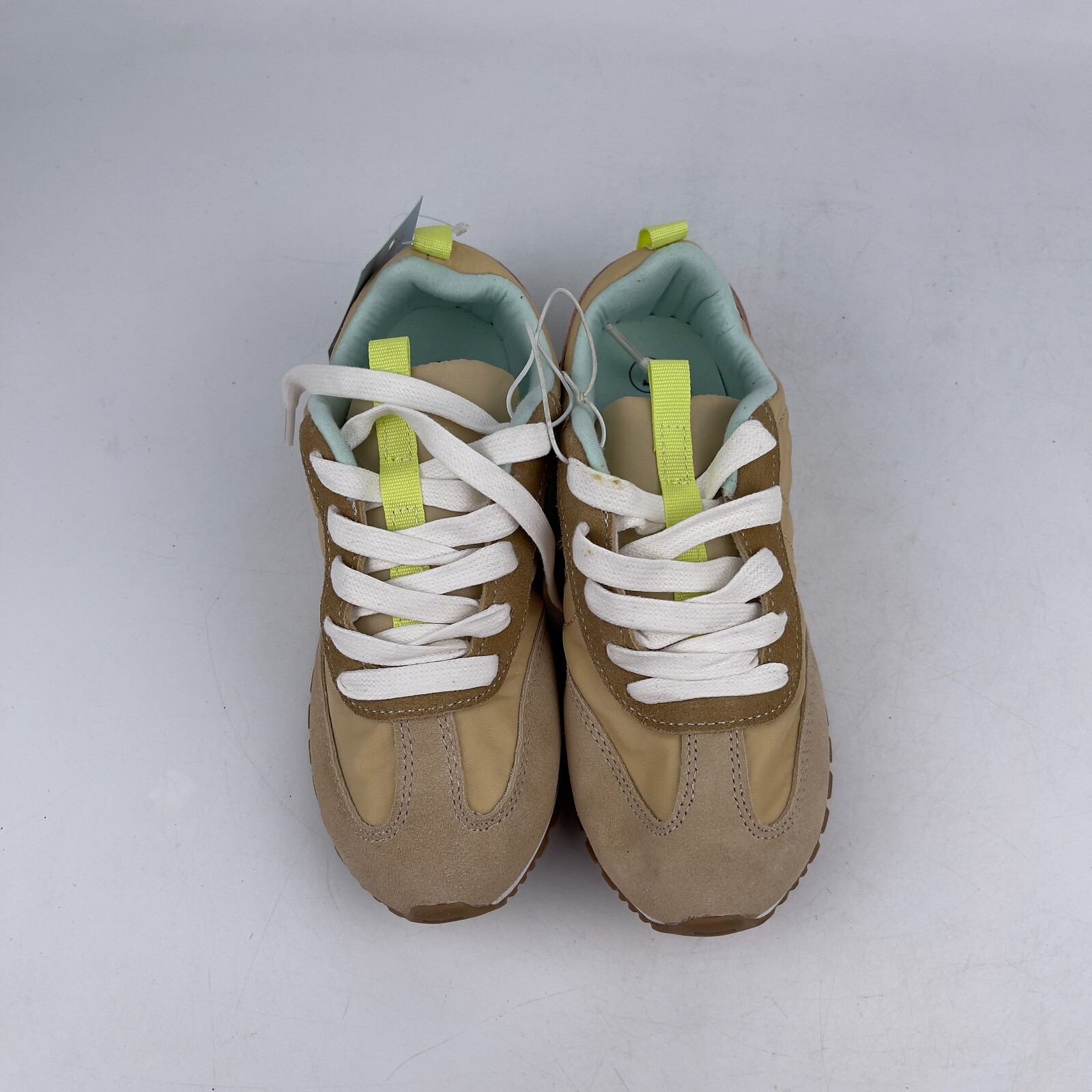 SAOLA Sneakers basse Cat & Jack Korbyn bambina 2 beige punta tonda suola gomma stringate