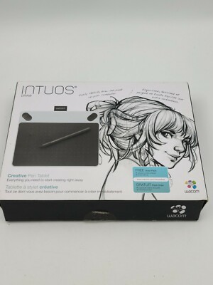 Wacom Intuos Draw Graphics Tablet and Creative Pen CTL-490 W0-AX