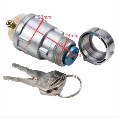 3 Position Ignition Starter Key Switch 2 Keys Car Trucks Boat Key Start 12 Volts