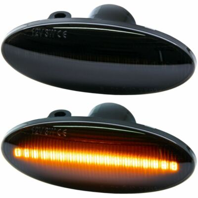 2x LED SEITENBLINKER für RENAULT Koleos | Typ HY | BJ 2008 - 2011 Schwarz