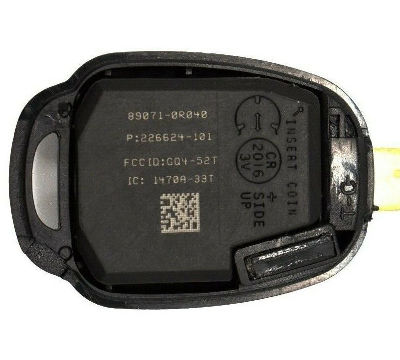 1 OEM Toyota RAV4 Tundra Sequoia Cabezal Remoto Sin Llave Llavero H Chip GQ4-52T Foto 2 de 3