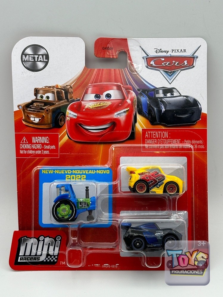 Disney Pixar Cars Mini Racers  CLUTCH AID TRACTOR, CRUZ RAMIREZ, STORM NEW 2022