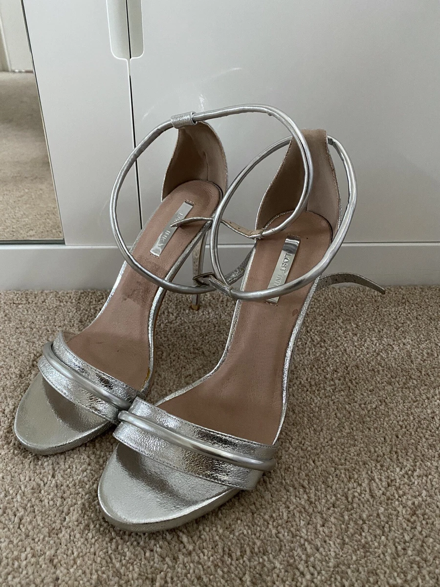 Lost ink silver heels sale