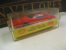 Aurora Vintage HO 1963 - 1969 Red Mangusta Mongoose, Label, Box, Thunderjet 500