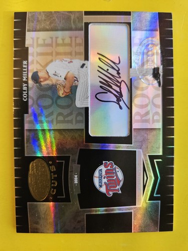 2004 Leaf Certified Cuts Autograph #259 Colby Miller 335/499 RC -Minnesota Twins