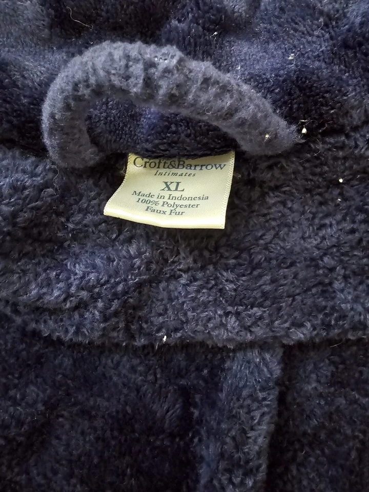 Bata Croft & Barrow íntimates para mujer piel sintética azul cremallera manga larga talla XL Foto 2 de 2