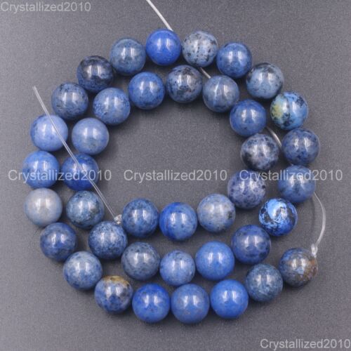 "Cuentas redondas de piedras preciosas Natural Sunset Dumortierite 4 mm 6 mm 8 mm 10 mm 12 mm 14 mm 16" - Imagen 11 de 12