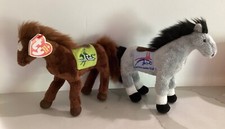 Ty Beanie Baby Horses - Kentucky Derby 132 & 133 - NEW