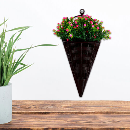 3 Pcs Hanging Basket Flowerpot Baskets for Plants Rattan Decorative Cone Shaped - Picture 7 of 12