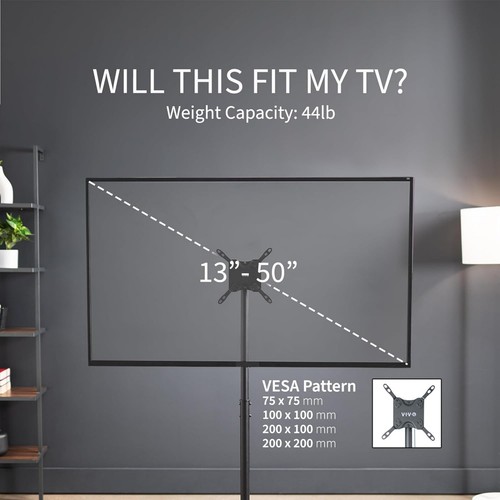 Floor stand for 13 to 50 inch flat panel LED LCD plasma screens - Picture 5 of 5