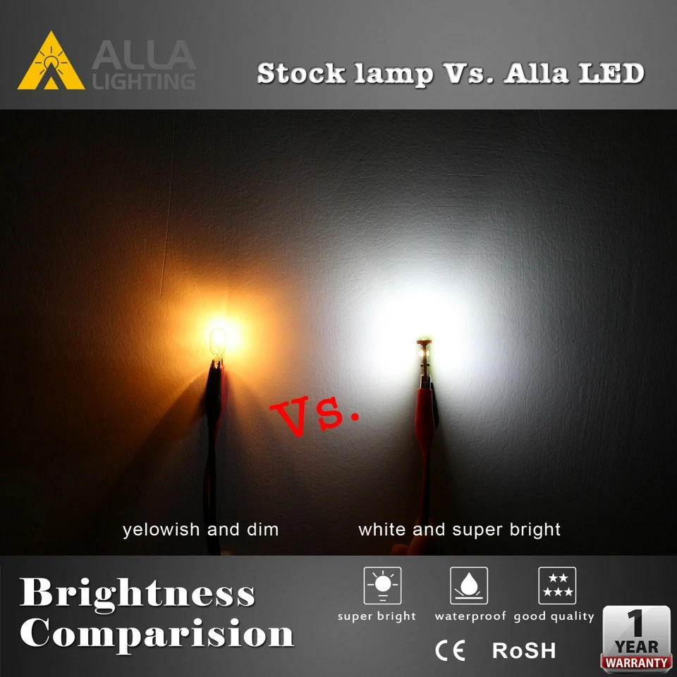 Alla Multi-Use LED 168 License Plate Light Bulb|Map Light Bulb|Side Marker Light - Image 4 of 4