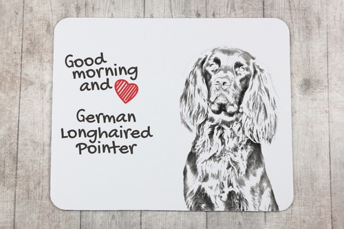 Chien d'arrêt allemand à poil dur sous-main de souris avec chien Art-Dog - Photo 3/7