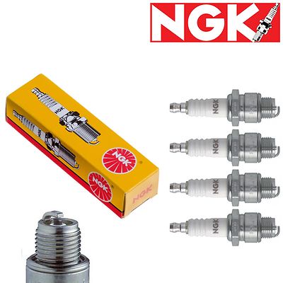 NGK 5534 SPARK PLUGS BPR7ES Spark Plugs For Yamaha XV750 Virago Set of 4