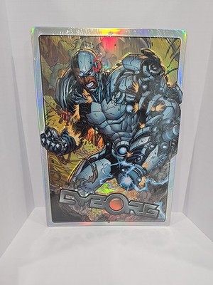  Justice League Cyborg 9 x 13 Tin Sign DC Comics Sealed