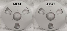 One Pair 10.5'' Silver Akai Tape Reel High Quality Aluminum Take Up Reel