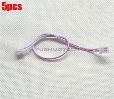 5Pcs 2 Pins Connector Two Leads Head XH2.54 Wire 20Cm New Ic bw #pq