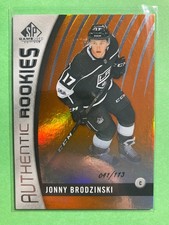 2017-18 SP Game Used Orange Rainbow #152 Jonny Brodzinski RC 041/113