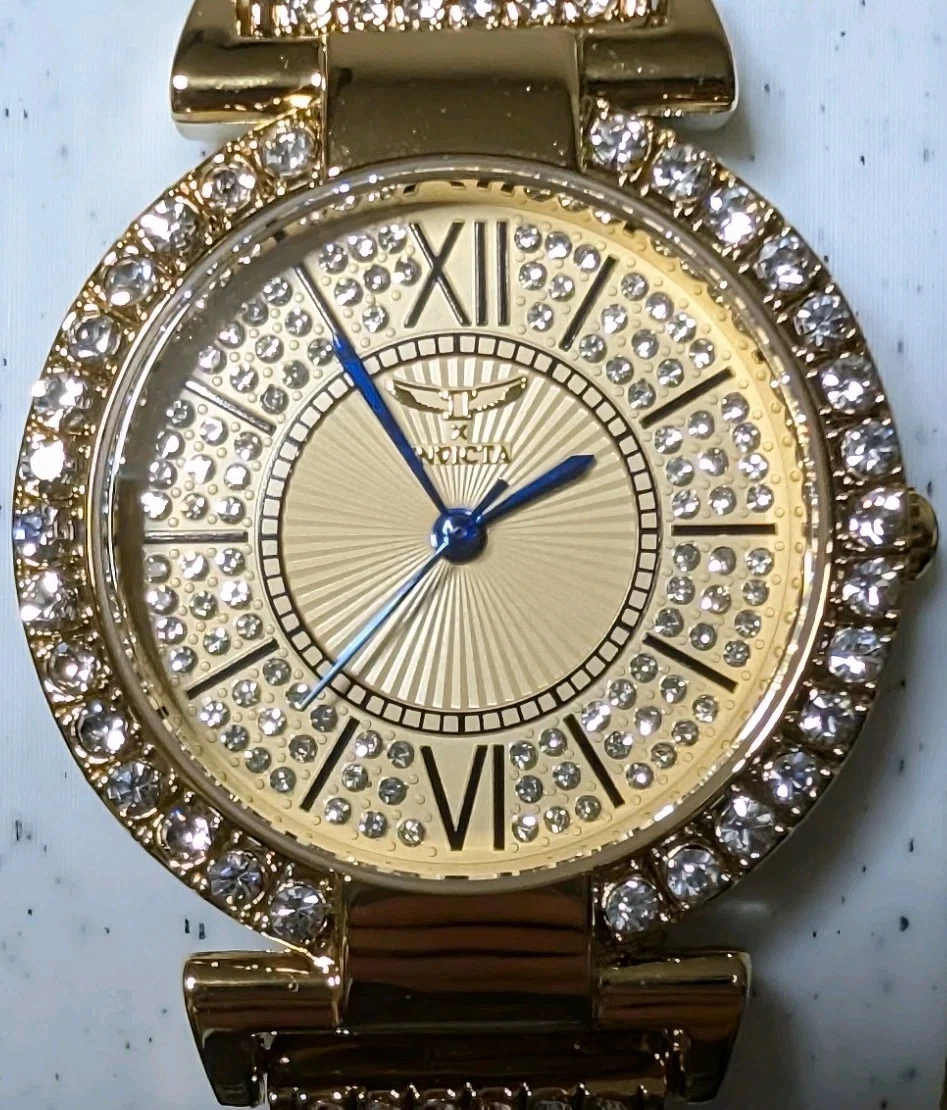 Invicta Wildflower Women’s Watch (Model 69061) - Gold & Crystal Accent