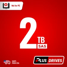 Lot of 2 2TB SAS HUS726020AL4215 HGST 3.5" Enterprise Server HDD 7.2K RPM 12Gbps