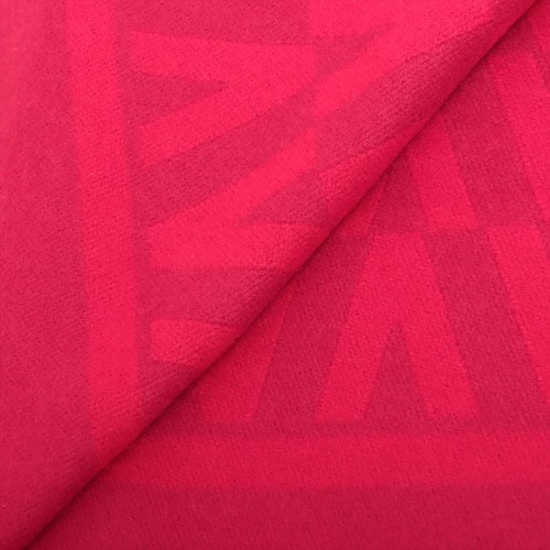 Valentino V Logo Coperta Cashmere Rosso - Foto 2 di 4