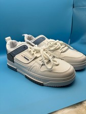 New Mens Sneakers white and Blue Luxury Style Casual Sport Shoes