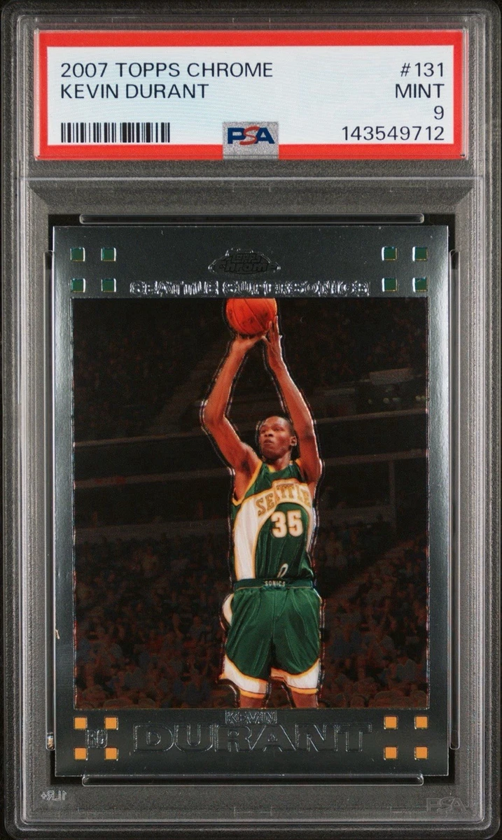 Kevin Durant Professional Sports Authenticator (PSA) Basketball