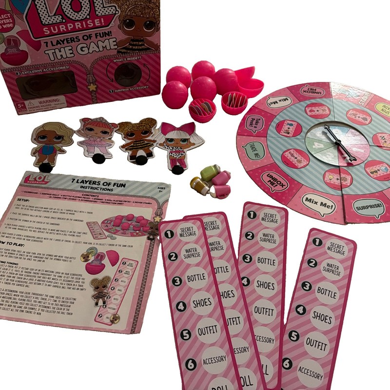 L.O.L. Surprise! 7 Layers Of Fun! The Game - Game Complete with Box
