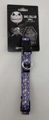 Disney Nightmare Before Christmas Dog Collar Jack Skellington Purple S 11-17.''