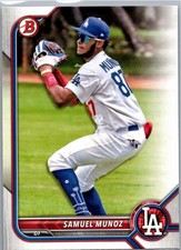 2022 Bowman Draft #BD-63 Samuel Munoz Los Angeles Dodgers