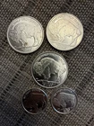 2 Oz. Silver Buffalo Round .999 Fine Silver - Random Mint Total Of 5 Coins