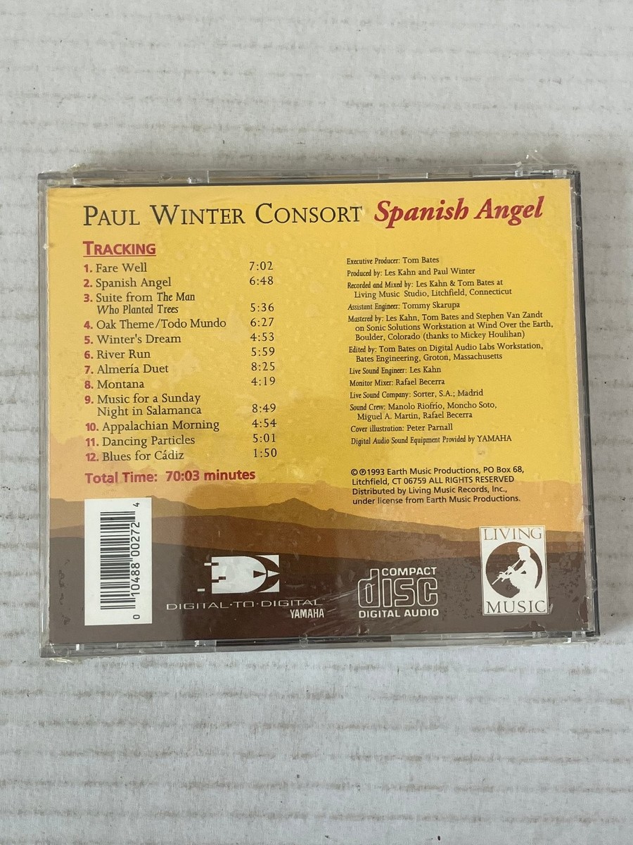 Paul Winter Consort – Spanish Angel CD 1993 World Fusion Living