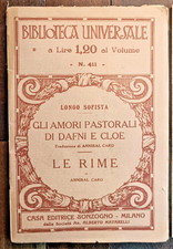 1927Longo Sofista in Gli Amori Pastorali di Dafni e Cloe - Le Rime-644/132