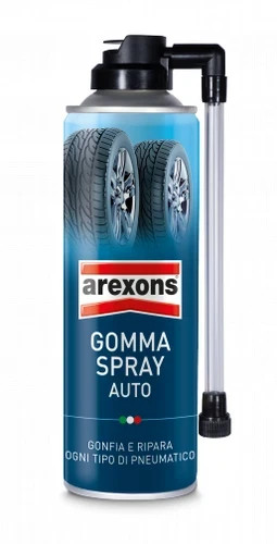 AREXONS BOMBOLETTA GOMMA SPRAY AUTO GONFIA E RIPARA RIPARAZIONE FORATURE (05746)