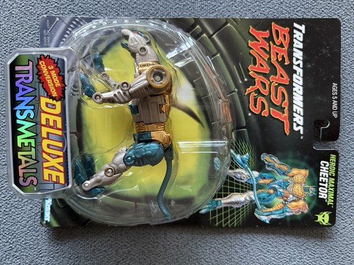TRANSFORMERS BEAST WARS DELUXE TRANSMETALS HEROIC MAXIMAL CHEETOR 1997 New - Picture 7 of 11
