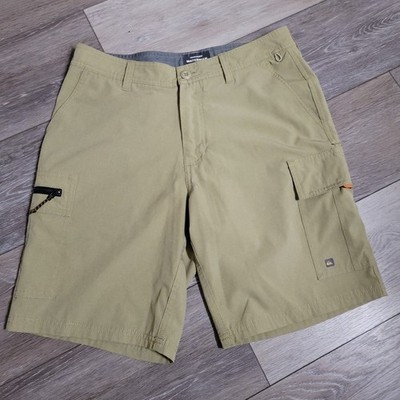 Quick Silver Shorts Tan Men s Size 30 Waterman Collection Cargo Board 8  Inseam