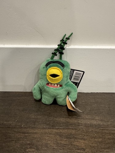 Portachiavi Peluche Fuggler X Spongebob &ndash; Plancton 5&Prime; &ndash; Nuovo Di Zecca