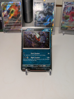 darkrai pokemon card value 136 197 Pokemon Obsidian Flames 136/197 Darkrai Cosmos Holo Exclusive Promo