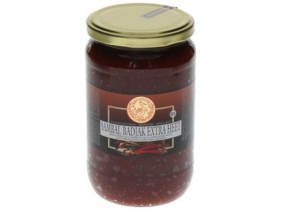 KONINGSVOGEL Sambal Badjak Extra Heet 750g | sehr würzige Paste | Very Spicy Pas