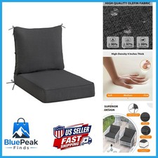 Sundale Outdoor Olefin Deep Seat Cushion Patio Chair Cushion And Pillow